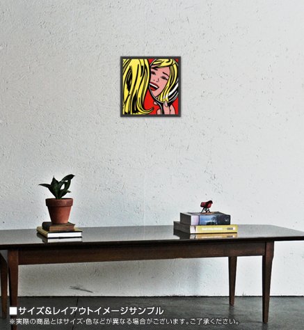 Amazon.co.jp: ポスター ロイ リキテンスタイン Girl in Mirror、 1963